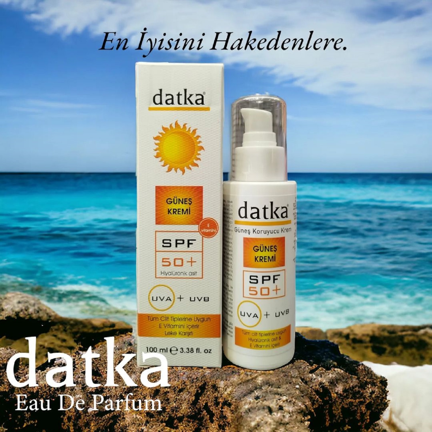 DATKA 50+SPF GNE KREM YKSEK KORUMA 100 ML  (4 MEVSM)